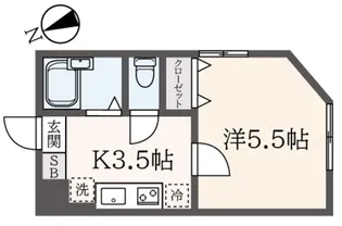 White Villa 碑文谷の間取り
