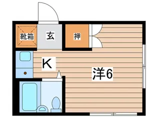 フェリ-ス綱島【1階】の間取り