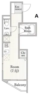 CITY PRIME桜【4階】の間取り
