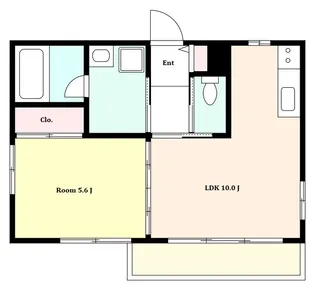 ラッフルズ奥沢【2階】の間取り