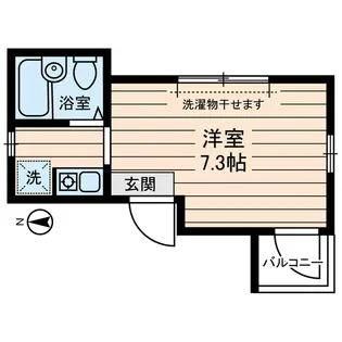 シャンテ小台【2階】の間取り