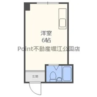 大阪府大阪市天王寺区石ケ辻町【マンション】の間取り