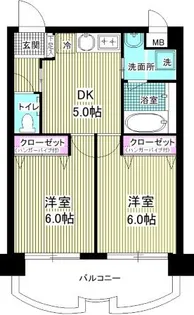 東京都杉並区高円寺北2【マンション】の間取り