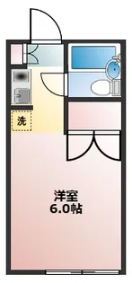 フラットソレイユ【1階】の間取り