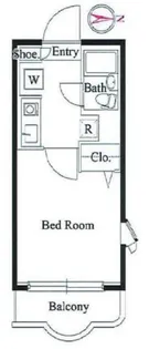 ジョイフル千早【3階】の間取り
