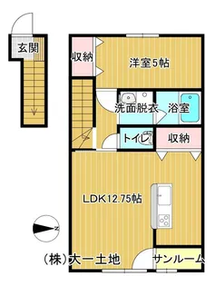 安達太良【2階】の間取り