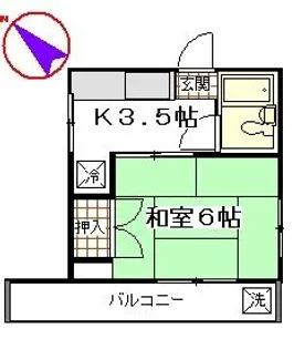 カーサ・クレール【2階】の間取り