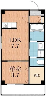 リベラ山坂【3階】の間取り