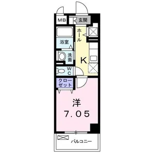 カーサソレアード【3階】の間取り