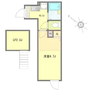 Wellbeing青砥II【3階】の間取り