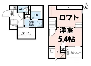 CB吉川ファシリス【1階】の間取り