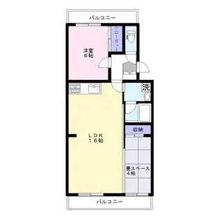 むつみグリーンハイツ【2階】の間取り