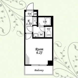 フルセイル唐木田【3階】の間取り
