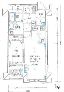 ヴェルト横濱石川町【4階】の間取り