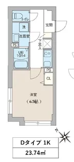 クリオ洗足【2階】の間取り