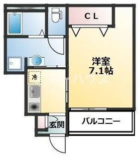 クラシオ北習志野【1階】の間取り