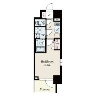 エスリードレジデンス大阪グランノース1【4階】の間取り