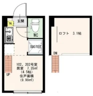 ラ・フォレスタ【2階】の間取り