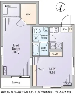 Zeela月島【5階】の間取り
