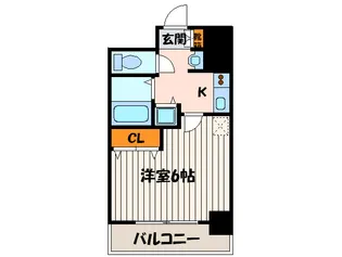 リンクパラッツオ上本町【8階】の間取り