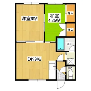 オヴジェ【1階】の間取り