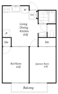 Hx Hadano【2階】の間取り