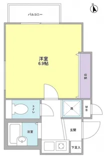 セントル四ッ谷【4階】の間取り