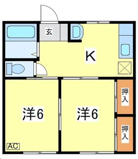 ウインズ紫波【1階】の間取り