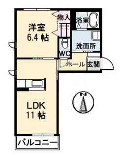 シャーメゾンフェアリー III棟【1階】の間取り