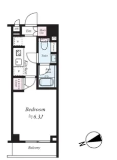 レアライズ綾瀬【4階】の間取り