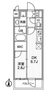 ALTERNA住吉【5階】の間取り
