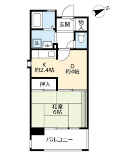 URサンラフレ出来島【2階】の間取り