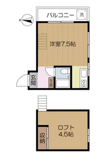 アーバンハウス【1階】の間取り