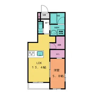 グランスタジオ銀座【2階】の間取り