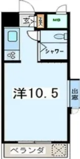 ダイアパレス根岸【6階】の間取り