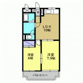 グランドハイツ関根I【3階】の間取り