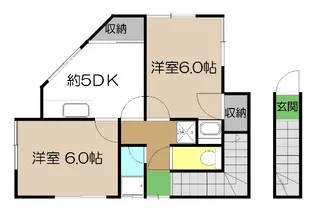 西村ハイツ【3階】の間取り