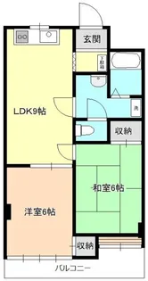 ハイリバー和光【4階】の間取り
