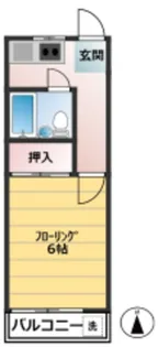 ザ・レジデンス中野【1階】の間取り