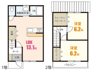 リトルWV【1階】の間取り