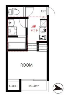 メゾン本千葉【2階】の間取り