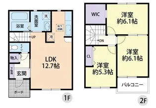 クレールの間取り