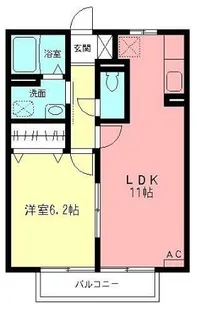 Sakula【2階】の間取り