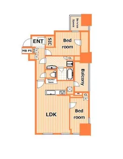 パークコート山下公園【5階】の間取り