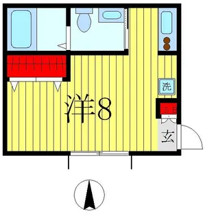エスポワール【1階】の間取り