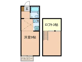 ユーハウス3【2階】の間取り