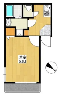 MELDIA北浦和【2階】の間取り