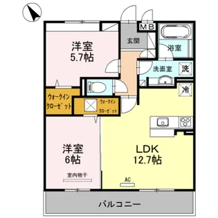 マジェスティ サザン I棟【3階】の間取り