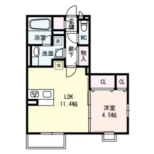 ル パルファン【2階】の間取り
