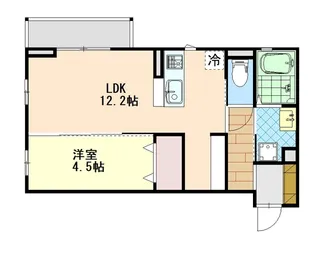 オアシス北金池【2階】の間取り